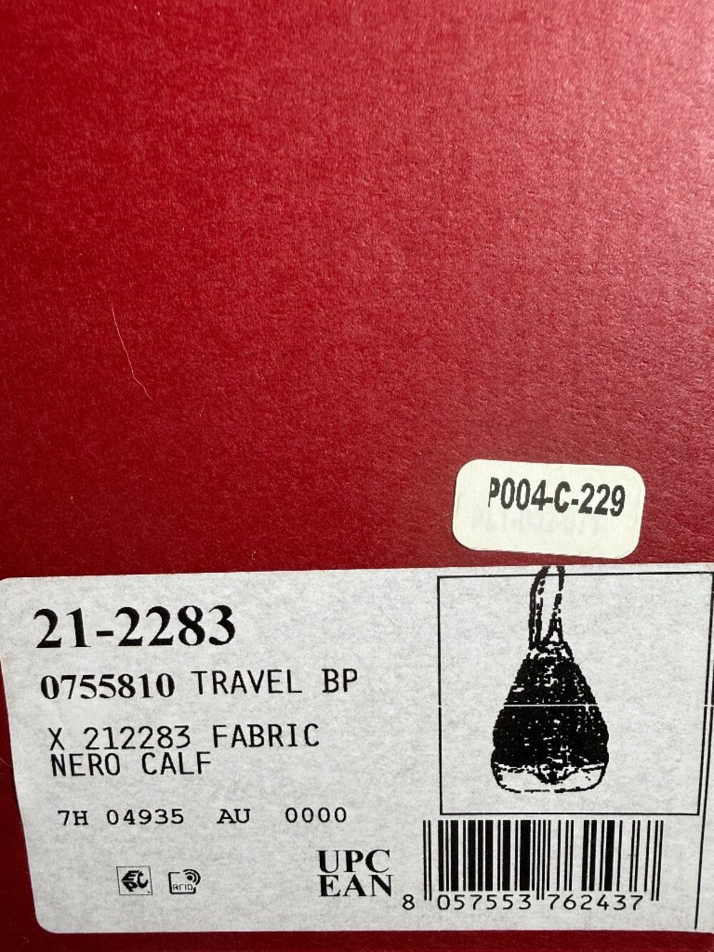 Salvatore Ferragamo Gancini Safari Nylon & Leather Bucket Backpack with BOX  NEW - Picture 17 of 17